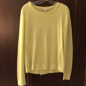 Fun two-textured Cabi sweater